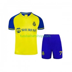 Günstige Fußball Trikotsatz Al-Nassr Ronaldo 7 Kinder Heimtrikot 2022-2023 Kurzarm