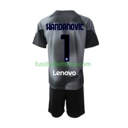Günstige Fußball Trikotsatz Inter Mailand Samir Handanovic 1 Torwart Kinder Heimtrikot 2022-2023 Kurzarm