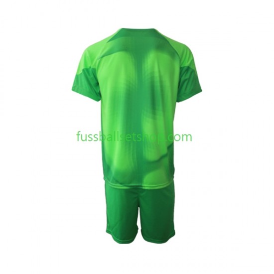 Günstige Fußball Trikotsatz Liverpool Torwart Kinder Ausweichtrikot 2022-2023 Kurzarm
