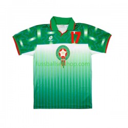 Günstige Fußball Trikotsatz Marokko Retro Herren Auswärtstrikot 1994 Kurzarm