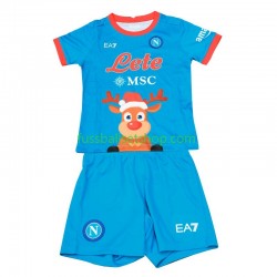 Günstige Fußball Trikotsatz SSC Neapel Xmas Kinder Heimtrikot 2022-2023 Kurzarm