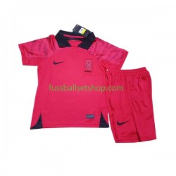 Günstige Fußball Trikotsatz Südkorea Kinder Heimtrikot World Cup 2022 Kurzarm