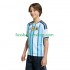 Günstige Fußball Trikotsatz Argentinien Kinder Heimtrikot World Cup 2026 Kurzarm