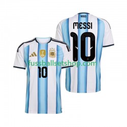 Günstige Fußball Trikotsatz Argentinien Lionel Messi 10 Herren Heimtrikot World Cup 2026 Kurzarm