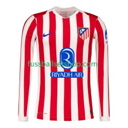 Günstige Fußball Trikotsatz Atlético Madrid Herren Heimtrikot 2025-2026 Langarm