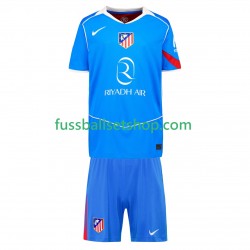 Günstige Fußball Trikotsatz Atlético Madrid Kinder Ausweichtrikot 2025-2026 Kurzarm