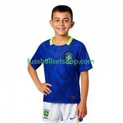 Günstige Fußball Trikotsatz Brasilien Kinder Auswärtstrikot 2025-2026 Kurzarm