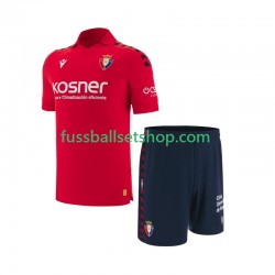 Günstige Fußball Trikotsatz CA Osasuna Kinder Heimtrikot 2025-2026 Kurzarm