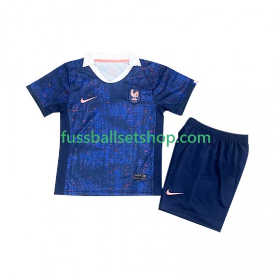 Günstige Fußball Trikotsatz Frankreich Kinder Heimtrikot 2025 Kurzarm