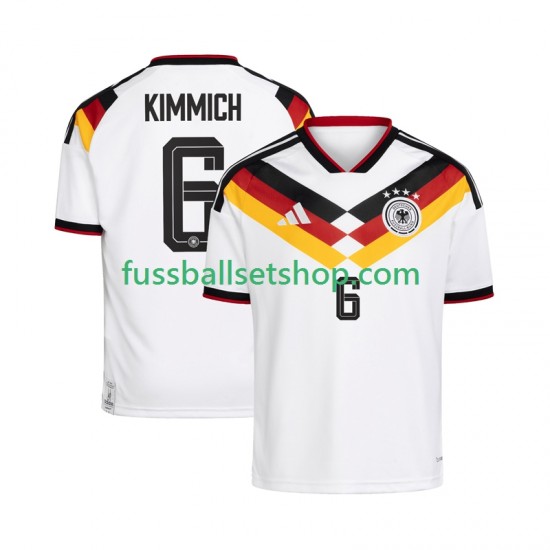 Günstige Fußball Trikotsatz Deutschland Joshua Kimmich 6 Herren Heimtrikot World Cup 2026 Kurzarm