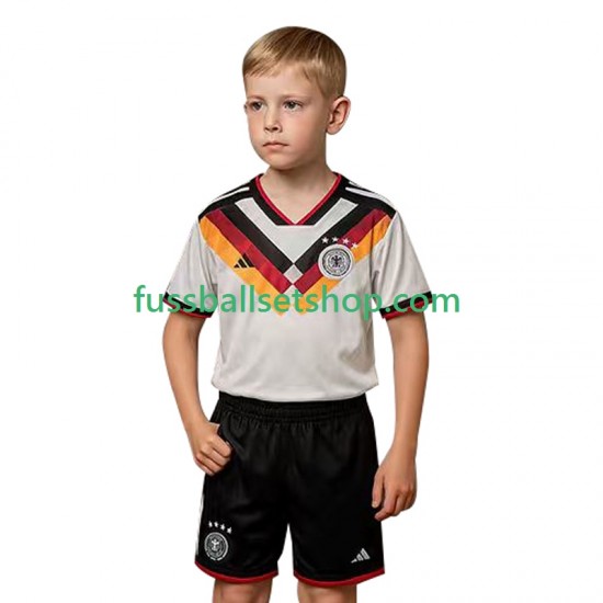 Günstige Fußball Trikotsatz Deutschland Kinder Heimtrikot World Cup 2026 Kurzarm