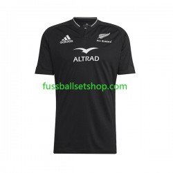 Günstige Rugby Trikotsatz ALL BLACKS Herren Heimtrikot 2023 Kurzarm