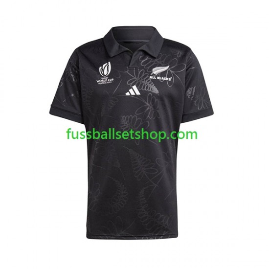 Günstige Rugby Trikotsatz ALL BLACKS Herren Heimtrikot RWC 2023 Kurzarm