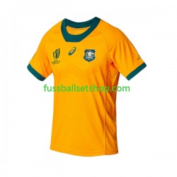 Günstige Rugby Trikotsatz Australien Herren Heimtrikot RWC 2023 Kurzarm