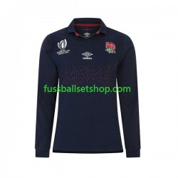 Günstige Rugby Trikotsatz England Herren Auswärtstrikot RWC 2023 Langarm