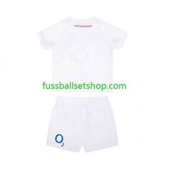Günstige Rugby Trikotsatz England Kinder Heimtrikot 2024 Kurzarm
