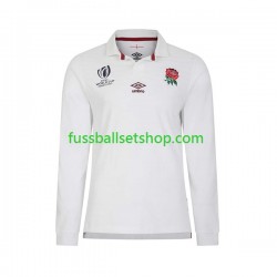 Günstige Rugby Trikotsatz England Herren Heimtrikot RWC 2023 Langarm