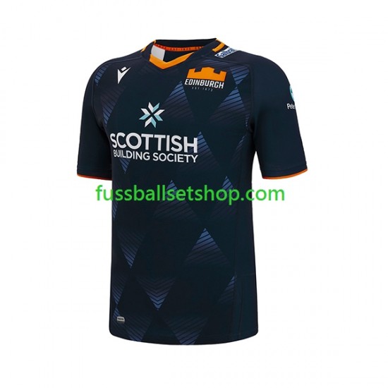 Günstige Rugby Trikotsatz Edinburgh Herren Heimtrikot 2023 Kurzarm