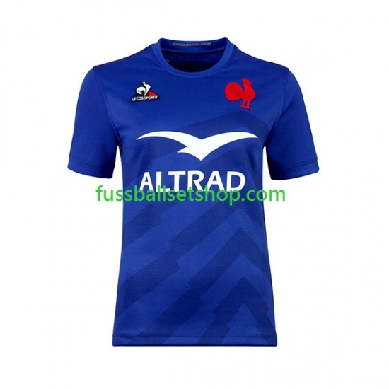 Günstige Rugby Trikotsatz Frankreich Frauen Heimtrikot 2023 Kurzarm