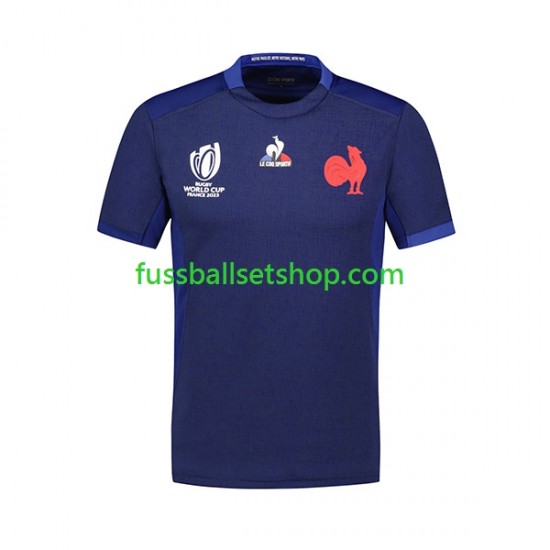 Günstige Rugby Trikotsatz Frankreich Herren Heimtrikot RWC 2023 Kurzarm