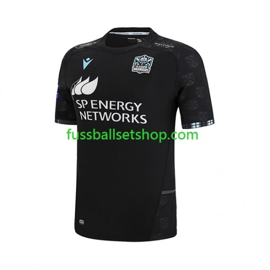 Günstige Rugby Trikotsatz Glasgow Warriors Herren Heimtrikot 2023 Kurzarm