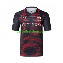 Günstige Rugby Trikotsatz Saracens Herren Heimtrikot 2023 Kurzarm