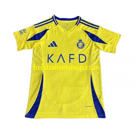Günstige Fußball Trikotsatz Al Nassr Herren Heimtrikot 2024-2025 Kurzarm
