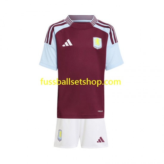 Günstige Fußball Trikotsatz Aston Villa Kinder Heimtrikot 2024-2025 Kurzarm