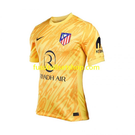 Günstige Fußball Trikotsatz Atlético Madrid Torwart Herren Ausweichtrikot 2024-2025 Kurzarm