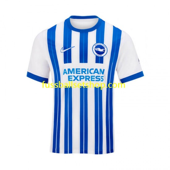 Günstige Fußball Trikotsatz Brighton Hove Albion Herren Heimtrikot 2024-2025 Kurzarm