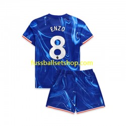 Günstige Fußball Trikotsatz Chelsea Enzo 8 Kinder Heimtrikot 2024-2025 Kurzarm
