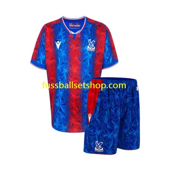 Günstige Fußball Trikotsatz Crystal Palace Kinder Heimtrikot 2024-2025 Kurzarm