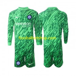 Günstige Fußball Trikotsatz Inter Mailand Torwart Kinder Heimtrikot 2024-2025 Langarm