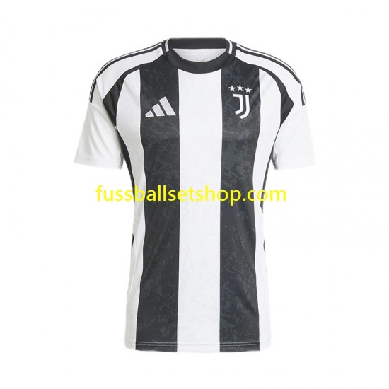 Günstige Fußball Trikotsatz Juventus Turin Herren Heimtrikot 2024-2025 Kurzarm