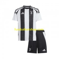 Günstige Fußball Trikotsatz Juventus Turin Kinder Heimtrikot 2024-2025 Kurzarm