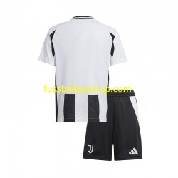 Günstige Fußball Trikotsatz Juventus Turin Kinder Heimtrikot 2024-2025 Kurzarm