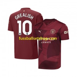 Günstige Fußball Trikotsatz Manchester City Jack Grealish 10 Herren Ausweichtrikot 2024-2025 Kurzarm