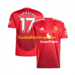 Günstige Fußball Trikotsatz Manchester United Alejandro Garnacho 17 Herren Heimtrikot 2024-2025 Kurzarm