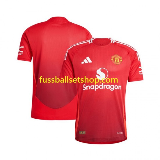 Günstige Fußball Trikotsatz Manchester United Herren Heimtrikot 2024-2025 Kurzarm