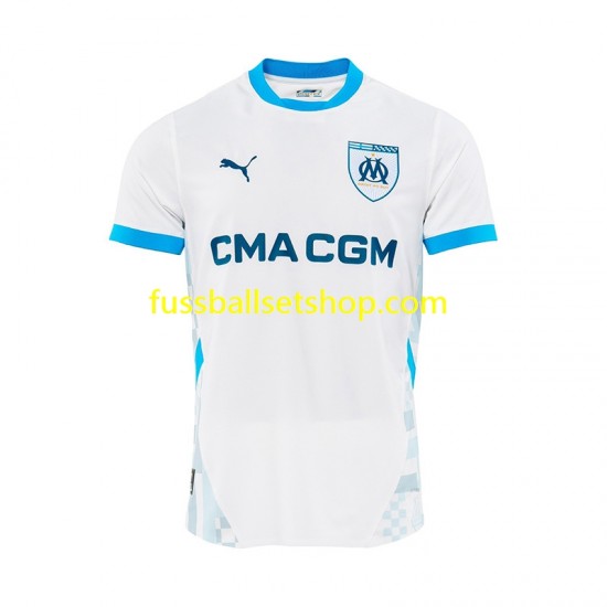 Günstige Fußball Trikotsatz Olympique Marseille Herren Heimtrikot 2024-2025 Kurzarm