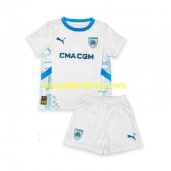 Günstige Fußball Trikotsatz Olympique Marseille Kinder Heimtrikot 2024-2025 Kurzarm