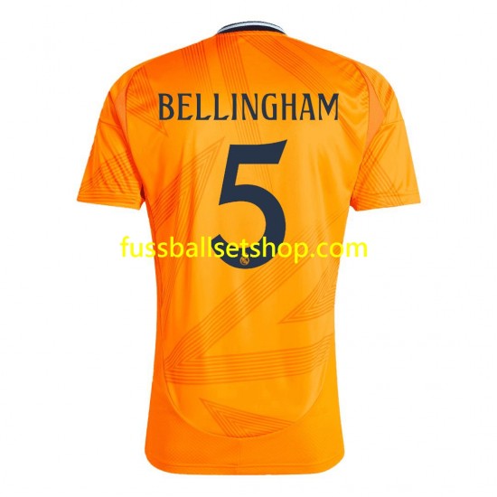 Günstige Fußball Trikotsatz Real Madrid BELLINGHAM 5 Herren Auswärtstrikot 2024-2025 Kurzarm