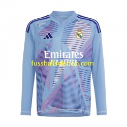 Günstige Fußball Trikotsatz Real Madrid Torwart Herren Heimtrikot 2024-2025 Langarm