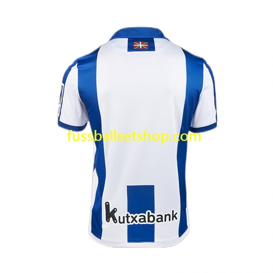 Günstige Fußball Trikotsatz Real Sociedad Herren Heimtrikot 2024-2025 Kurzarm
