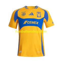 Günstige Fußball Trikotsatz UANL Tigres Herren Heimtrikot 2024-2025 Kurzarm