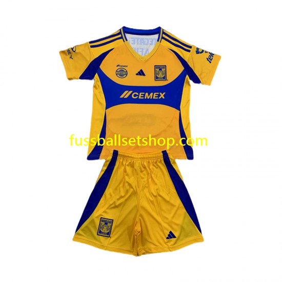 Günstige Fußball Trikotsatz UANL Tigres Kinder Heimtrikot 2024-2025 Kurzarm