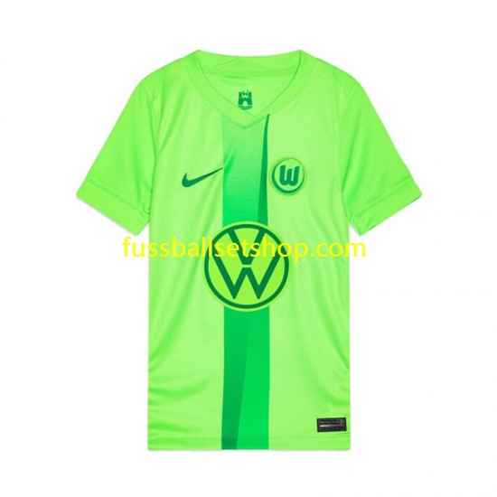 Günstige Fußball Trikotsatz VfL Wolfsburg Herren Heimtrikot 2024-2025 Kurzarm