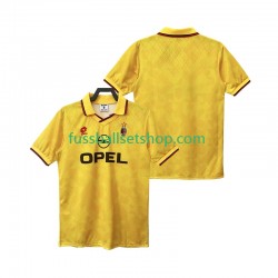 Günstige Fußball Trikotsatz AC Mailand 1995 1996 Retro Herren Ausweichtrikot Kurzarm