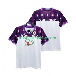 Günstige Fußball Trikotsatz AC Florenz 1992 1993 Retro Herren Auswärtstrikot Kurzarm