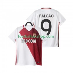 Günstige Fußball Trikotsatz AS Monaco FALCAO 9 2016 2017 Herren Heimtrikot Kurzarm